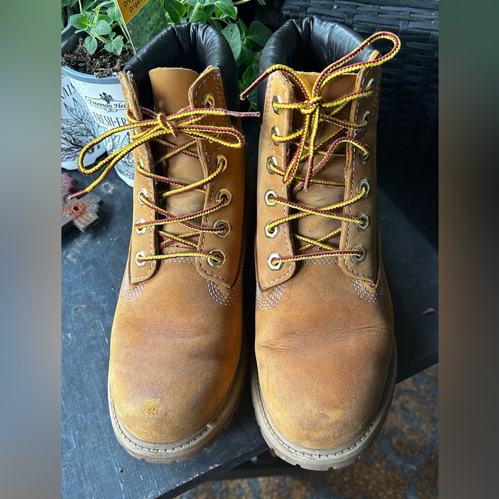 Timberland ladies primaloft Tan Leather Boots